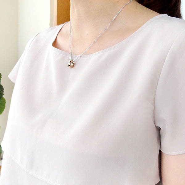 ペアステンレスネックレス