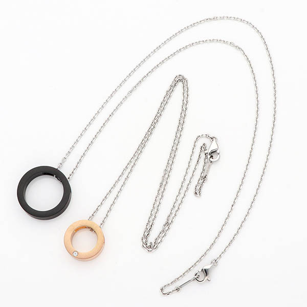 ペアステンレスネックレス