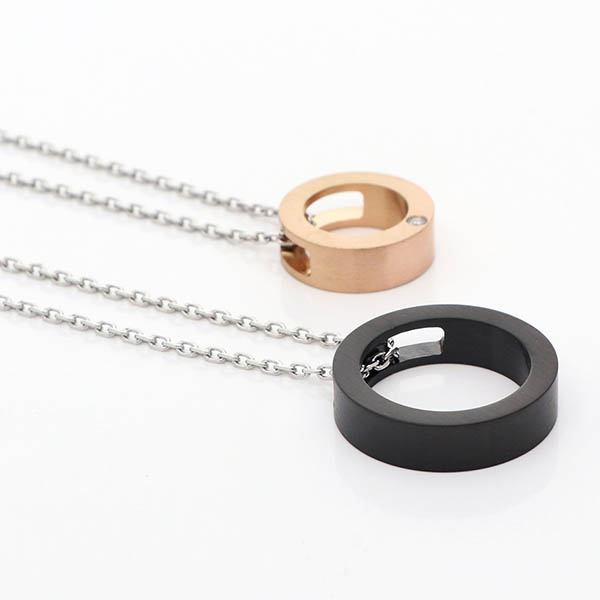 ペアステンレスネックレス