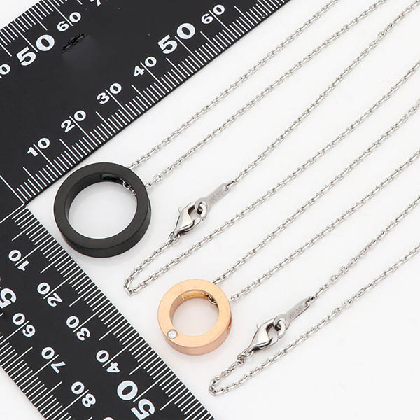 ペアステンレスネックレス