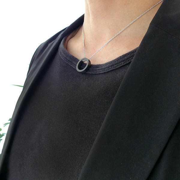 ペアステンレスネックレス