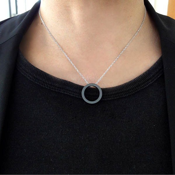 ペアステンレスネックレス