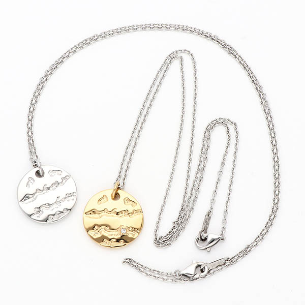 ペアステンレスネックレス