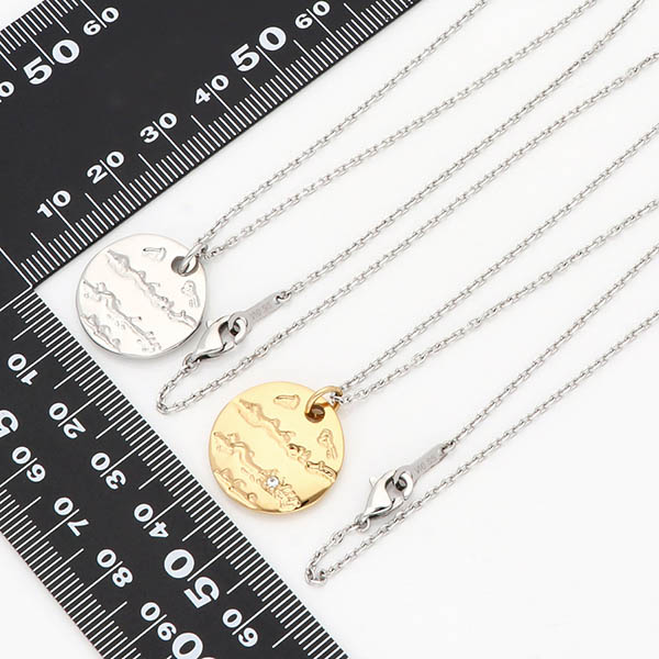 ペアステンレスネックレス