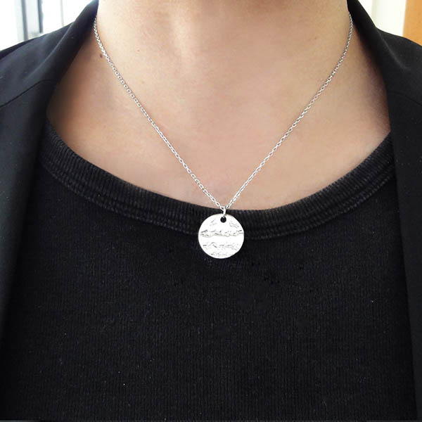 ペアステンレスネックレス