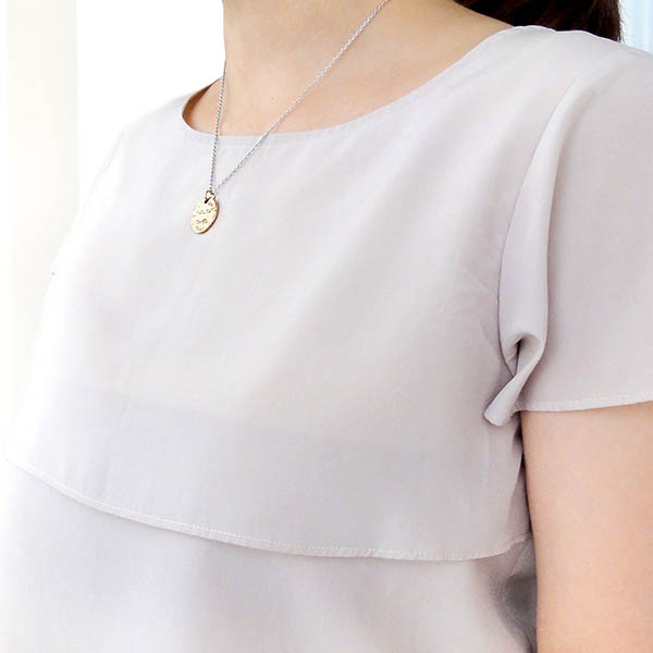 ペアステンレスネックレス