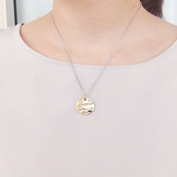 ペアステンレスネックレス