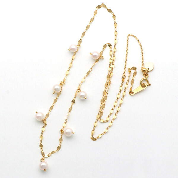 イエローゴールドネックレス