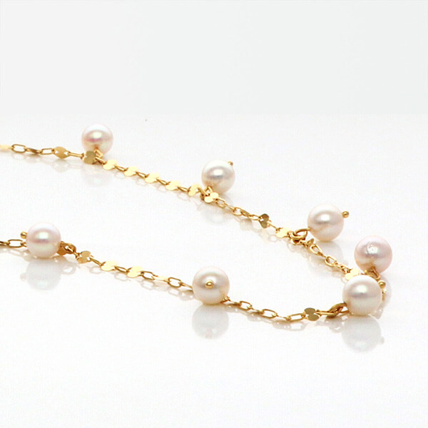 イエローゴールドネックレス