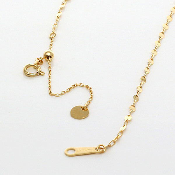 イエローゴールドネックレス