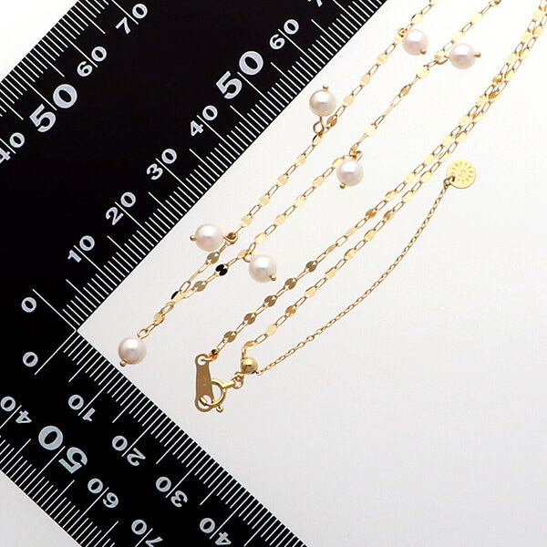 イエローゴールドネックレス