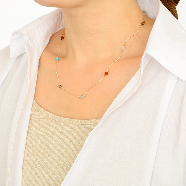 ブラスネックレス