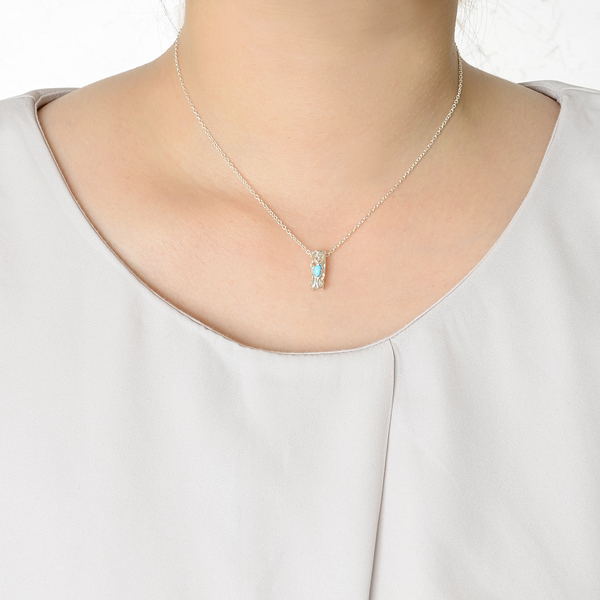 シルバーネックレス