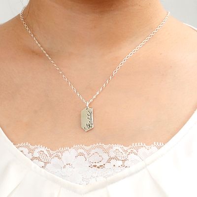 シルバーネックレス