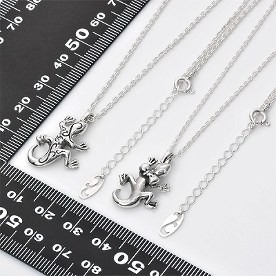 シルバーペアネックレス