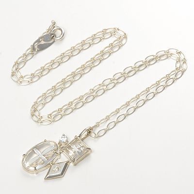 シルバーネックレス