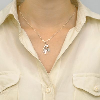 シルバーネックレス