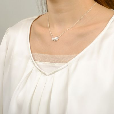 シルバーネックレス