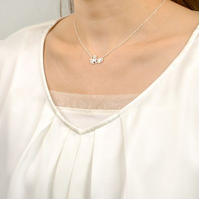 シルバーネックレス