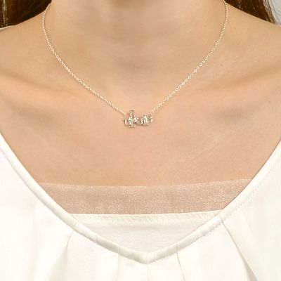 シルバーネックレス