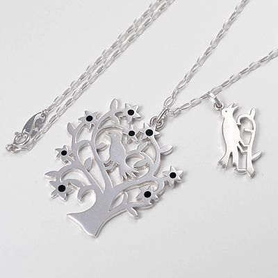 シルバーネックレス