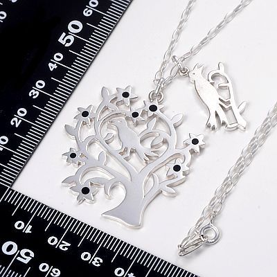 シルバーネックレス