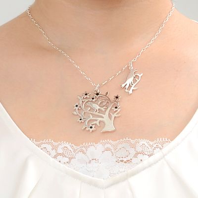 シルバーネックレス