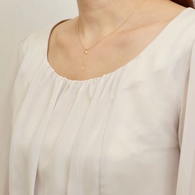 イエローゴールドネックレス