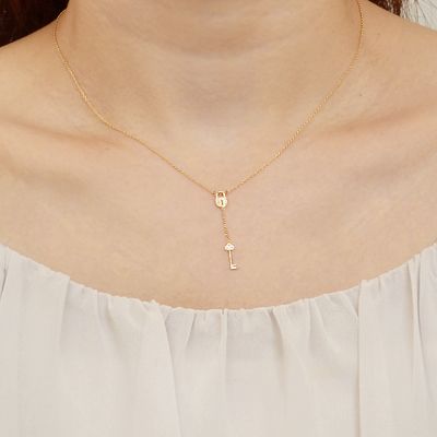 イエローゴールドネックレス