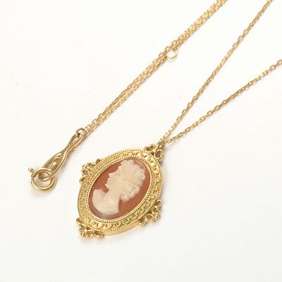 イエローゴールドネックレス