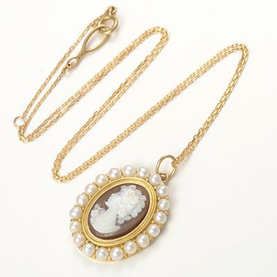 イエローゴールドネックレス