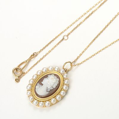 イエローゴールドネックレス