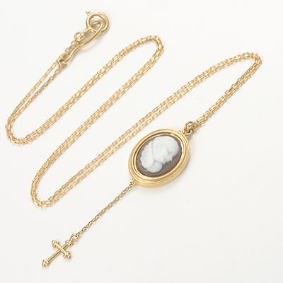 イエローゴールドネックレス