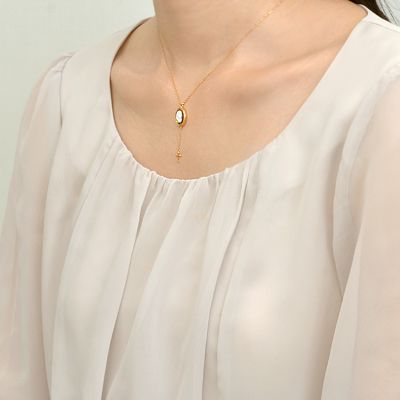 イエローゴールドネックレス