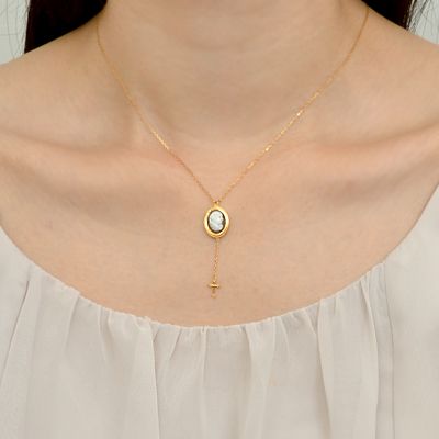 イエローゴールドネックレス