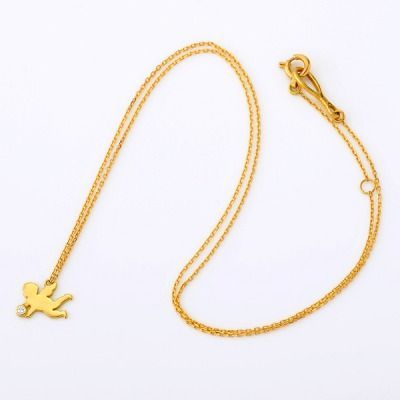 イエローゴールドネックレス