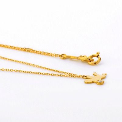 イエローゴールドネックレス