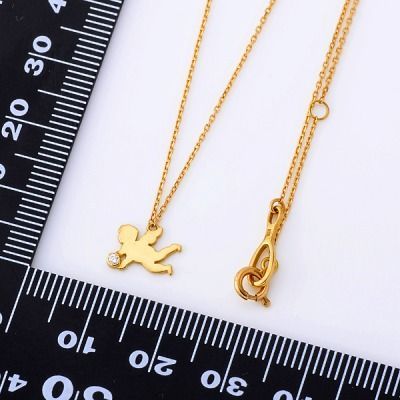 イエローゴールドネックレス