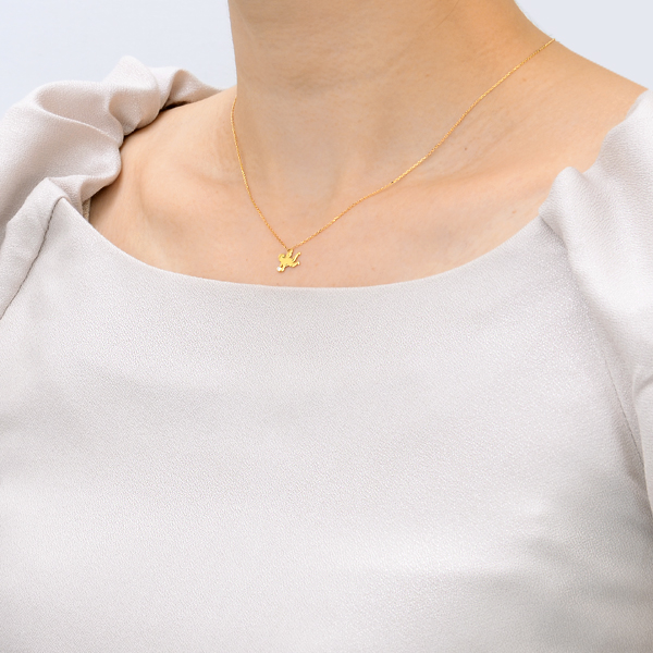 イエローゴールドネックレス