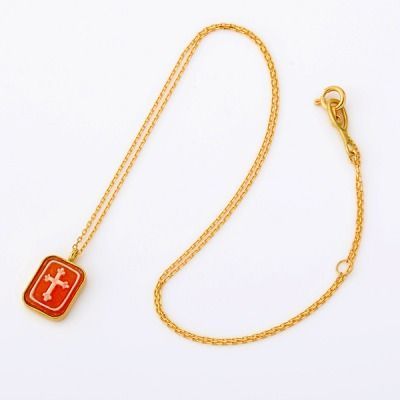 イエローゴールドネックレス