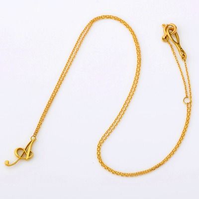 イエローゴールドネックレス