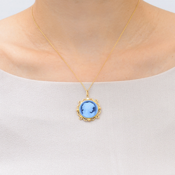 イエローゴールドネックレス