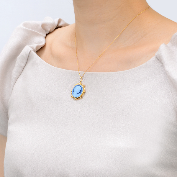 イエローゴールドネックレス