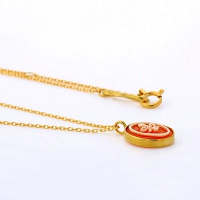 イエローゴールドネックレス