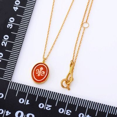 イエローゴールドネックレス