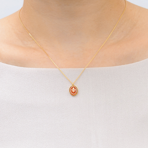 イエローゴールドネックレス