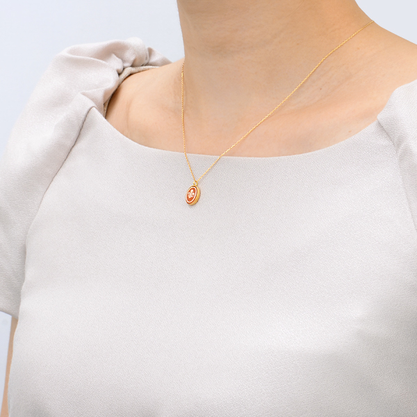 イエローゴールドネックレス