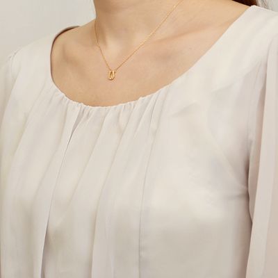 イエローゴールドネックレス