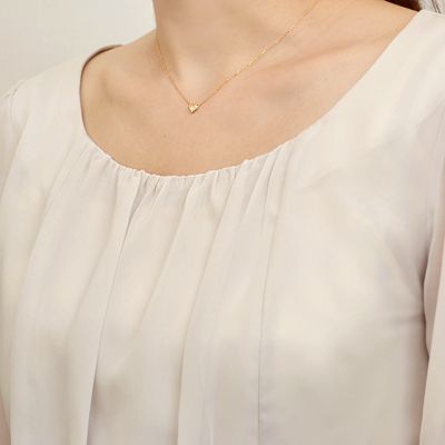 イエローゴールドネックレス