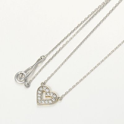 ホワイトゴールドネックレス